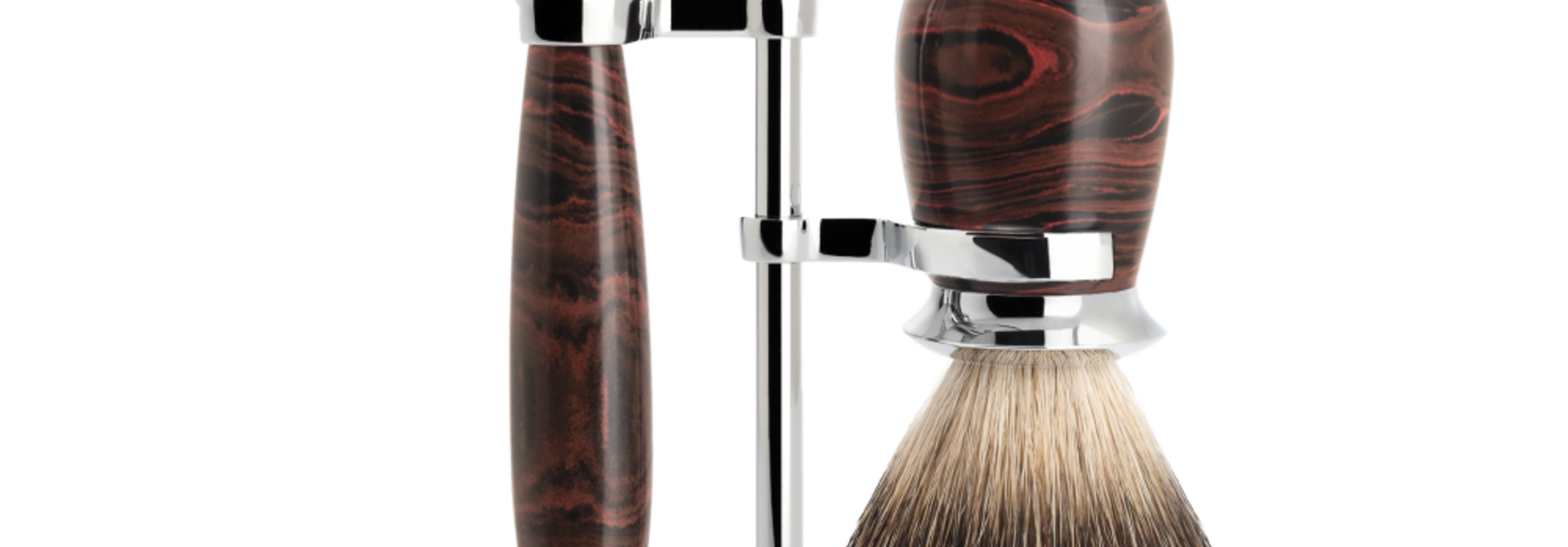 Mach3 Rasierset Dachshaar - Ebonit-Kunstharz - 21mm (M)