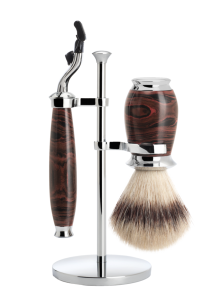 Shaving set Fusion® and synthetic hair - Ebonite