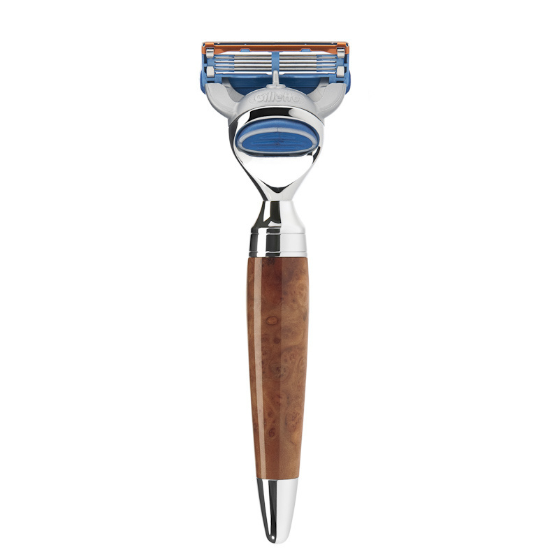 Gillette Fusion Rasierer - Thuja-Holz --1
