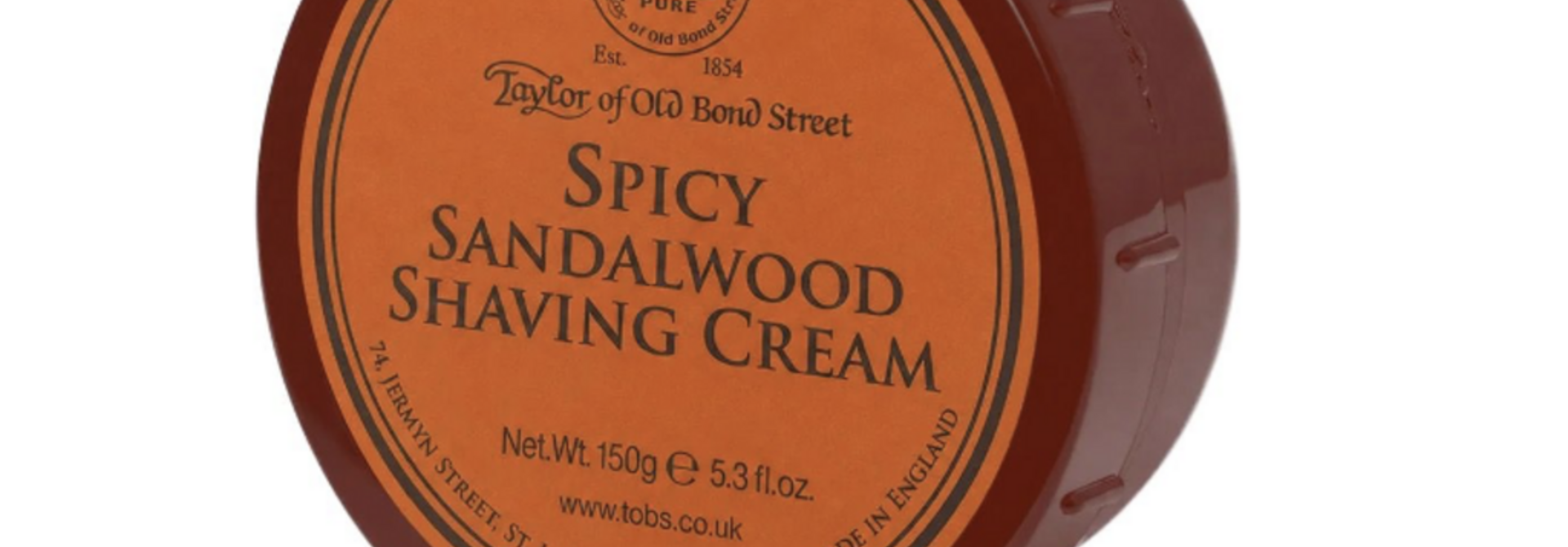 Spicy Sandalwood Scheercrème 150g