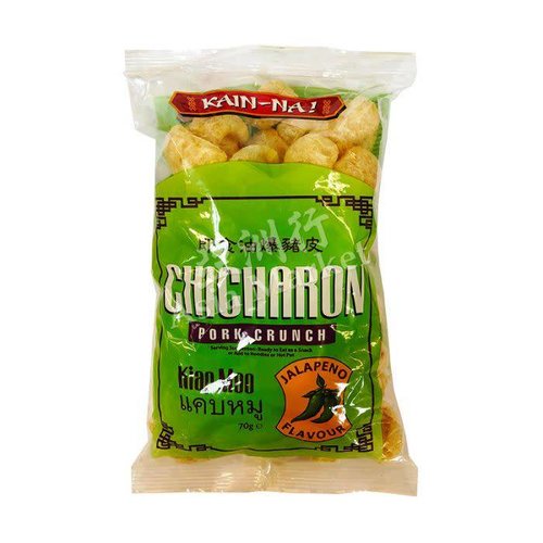 Kain Na Chicharon- Pork Crunch Snack - Jalapeno 70g