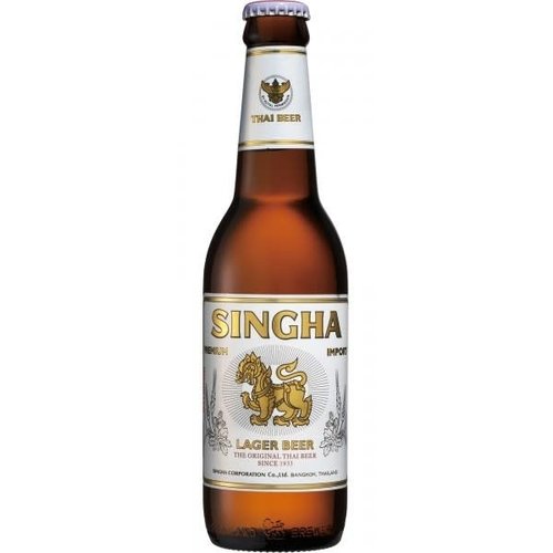 Singha Thai Singha Beer Bottle 330ml