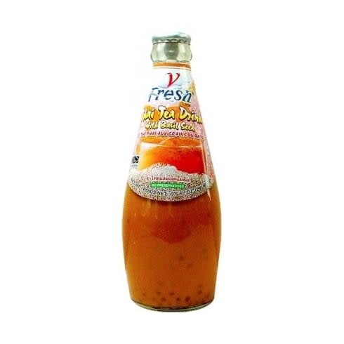 Thai Tea with Basil Seed 290ml Thai Food Direct