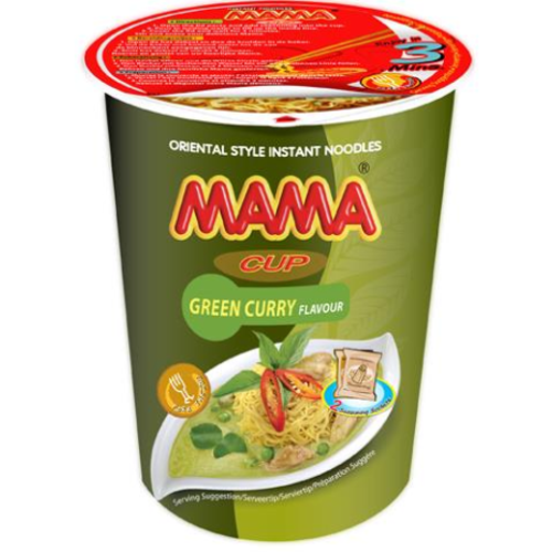 Mama Noodle Cup Green Curry 70g