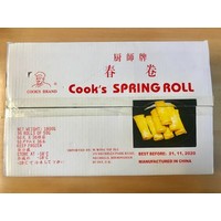 Cooks Brand Vegetable Spring Roll (36 x 50g) (Frozen)  PLEASE CHOOSE A.M. DELIVERY ONLY