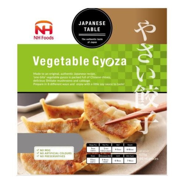 NH Foods Gyoza - Vegetable 600g (Frozen)  PLEASE CHOOSE A.M. DELIVERY ONLY