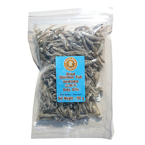 Asean Seas Salted Dried Baby  Anchovy  (Chirimen /Baby Dilis) 100g  (Frozen) PLEASE CHOOSE A.M. DELIVERY ONLY