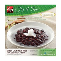 S & P Black Glutinous Rice In Coconut Cream 150g(Frozen)  PLEASE CHOOSE A.M. DELIVERY ONLY