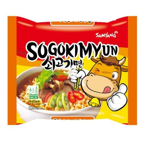 Samyang Instant Noodles Soup  - Sogokimyun 120g