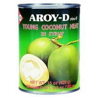 Aroy D Young Coconut Meat in Syrup 425g