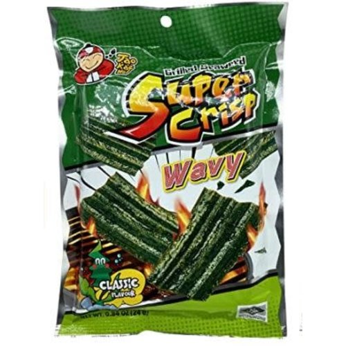 Tao Kae Noi Super Crisp Seaweed Classic Wavy 24g