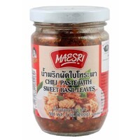 Maesri Chilli Paste with Sweet Basil 200g