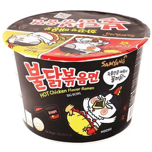 Samyang Instant Noodle - Hot chicken Flavour Ramen Big Bowl 105g