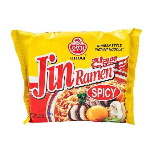 Ottogi Instant Noodle - Jin Ramen Spicy 120g