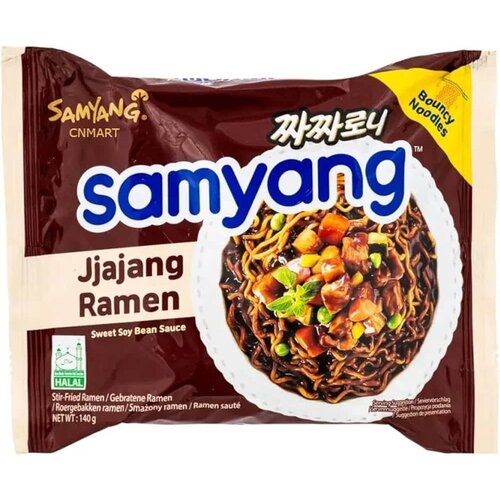 Samyang Instant Noodles - Jjajang Ramen Soy Bean Sauce 140g