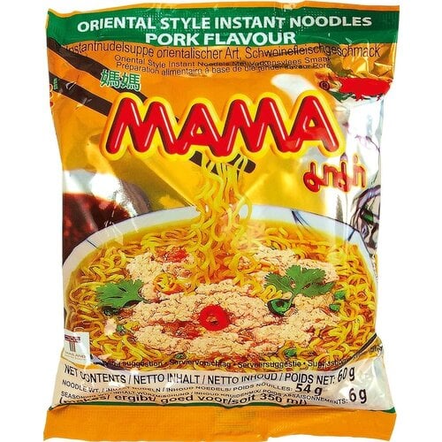 MAMA Ramen - Pork Flavor is not halal