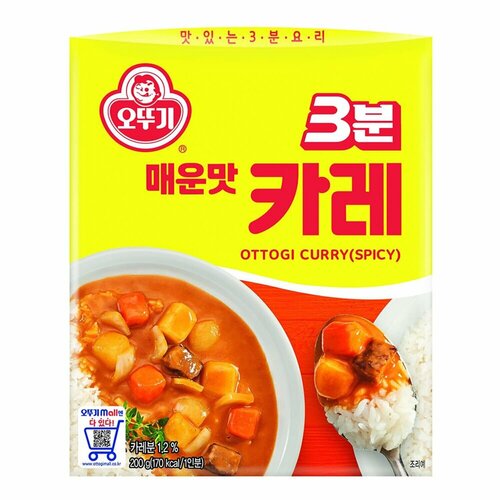 Ottogi 3 Minutes Curry Sauce - Spicy 200g