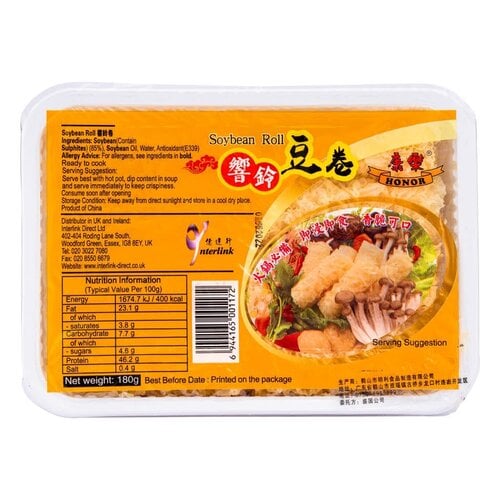 Honor Soybean Roll 180g Best Before 19/06/26