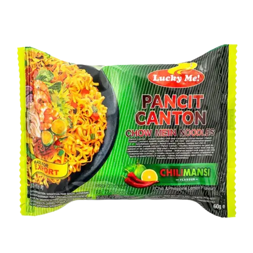 Lucky Me Instant Noodles Pancit Canton Chilimansi Flavour 60g