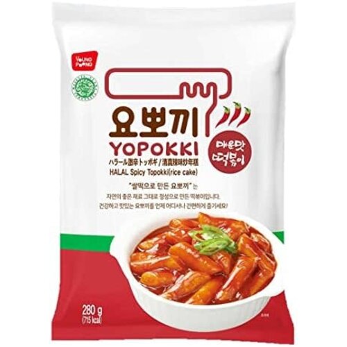 Yongpoong Yopokki Spicy Rice Cake 240g  (Halal) Best Before 12/25