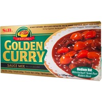 S&B Japanese Golden Curry Medium Hot 220g