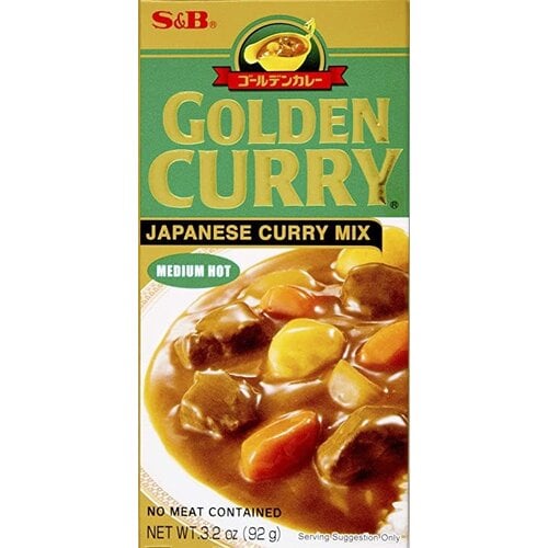 S&B Golden Curry Medium Hot 92g