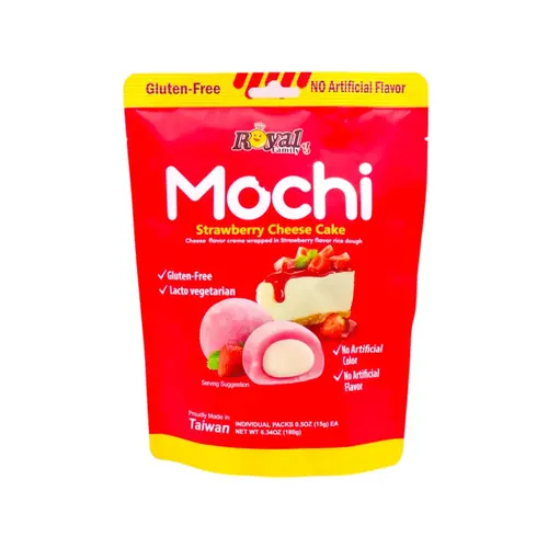 Royal Family Strawberry Cheese Cake Mochi Snack 180g