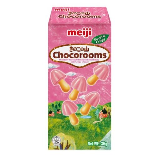 Meiji Chocoroom Strawberry Snack 36g