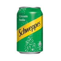 Schweeppes Cream Soda Can 330ml Best Before 16/05/25