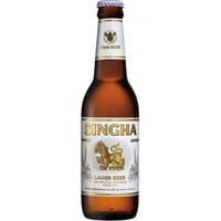 Singha Thai Singha Beer Bottle 330ml Best Before 08/25