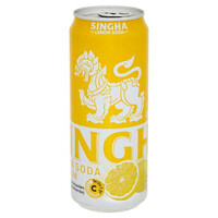 Singha Lemon Soda Drink 330ml Zero Sugar