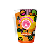 O's Bubble Lychee Mango Green Tea with Jelly Popping Boba 350ml