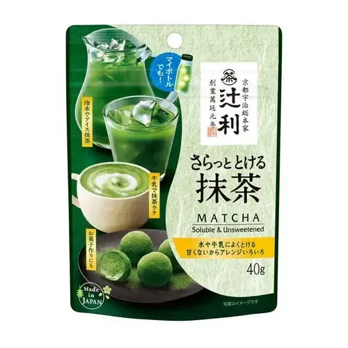 Tsuji Riemon Soluble Unsweetened Matcha Green Tea Powder 40g