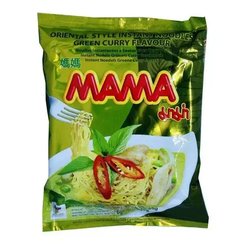 Mama Instant Noodles Green Curry 55g Best Before 29/11/25