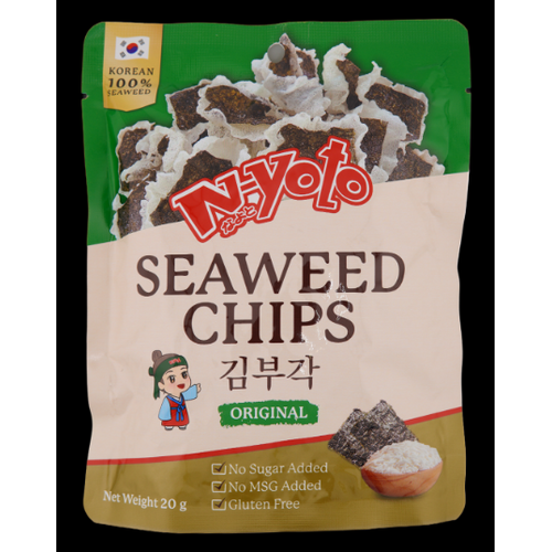 N-YOTO Seaweed Chips Original Flavor 20g