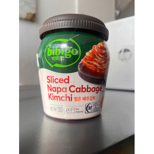 CJ Bibigo Sliced Napa Cabbage Kimchi 500g -Jar ( PLEASE CHOOSE NEXT DAY DELIVERY ONLY)