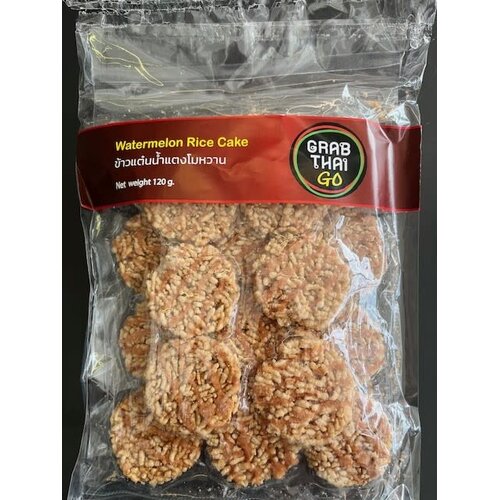 Watermelon Rice Cake 120g ข้าวแต๋นน้ำแตงโม