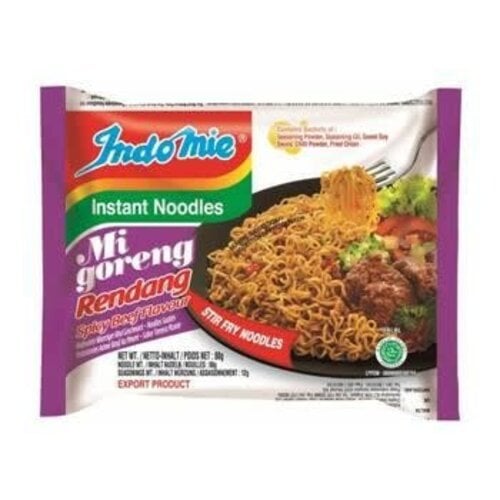 Indo Mie Mi Goreng Spicy Beef  Rendang Instant Noodles 80g
