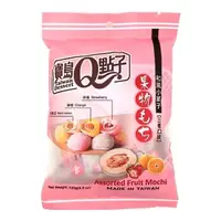 Taiwan Dessert Fruit Mochi Aassorted Fruit Flavour 120g