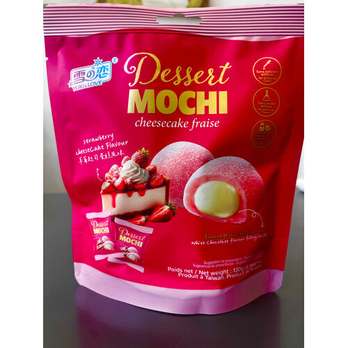 Yuki & Love Strawberry Cheese Cake Fraise Mochi  120g
