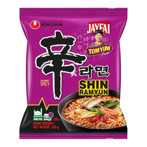 Nongshim Instant Noodle  - Shin Ramyun Tom Yum Flavour 120g