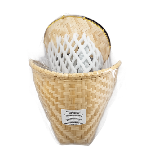 Bamboo Steamer Cone 6.5 inch