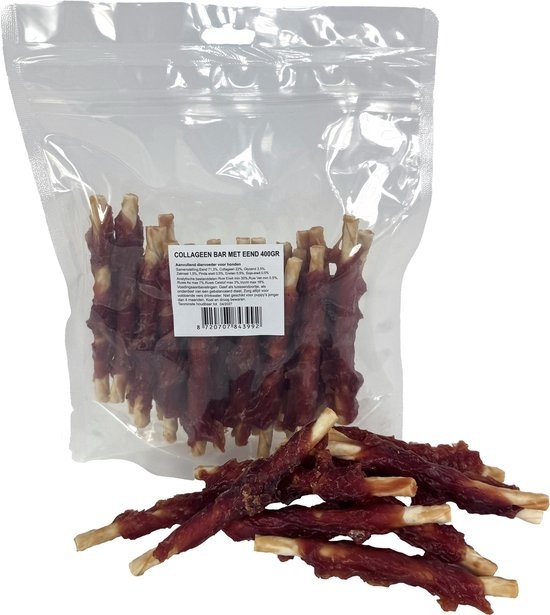 Snack R'Hide Staaf Wit met eend 25cm 20-22gr / 6 st 130g | 520288