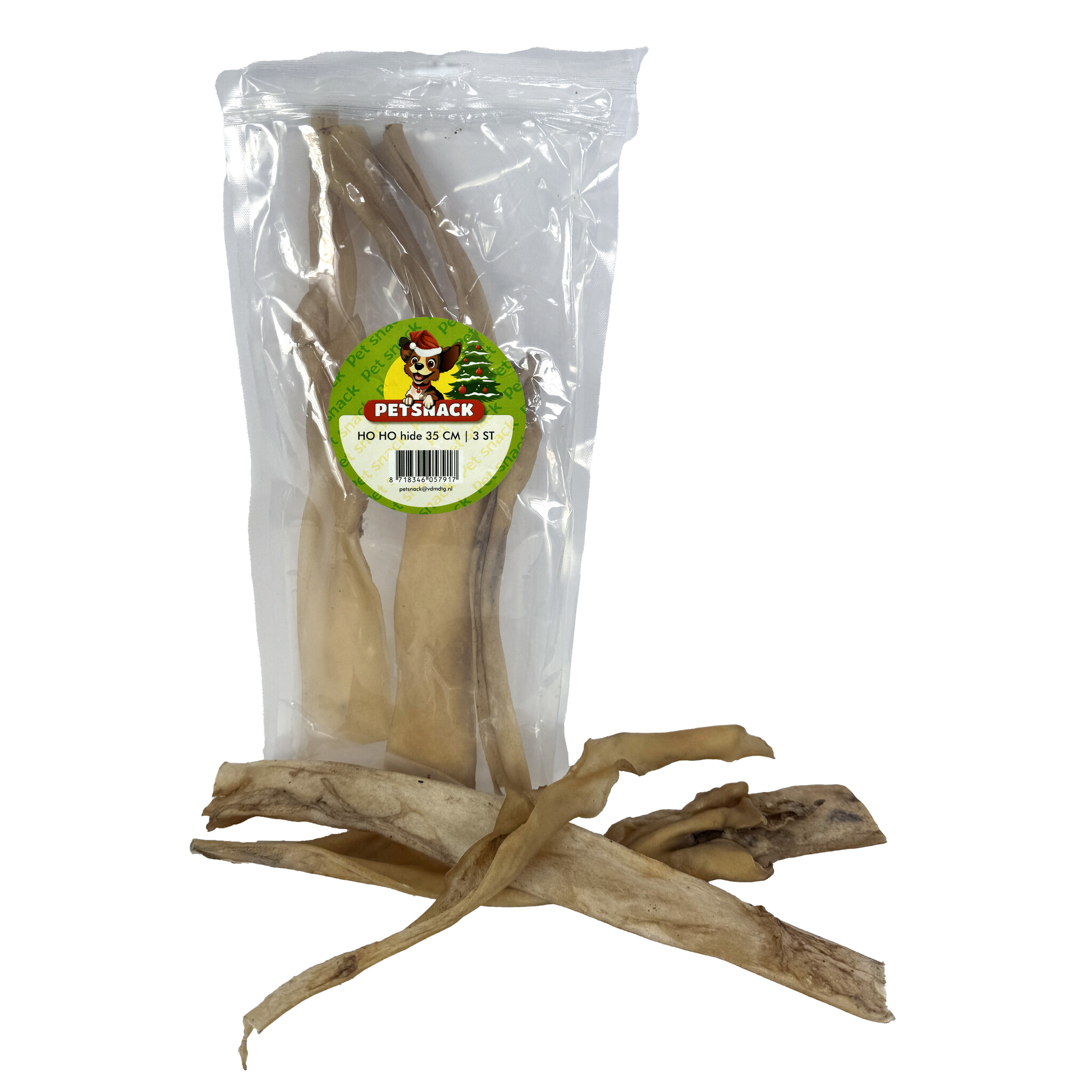 inbalance HOHOHO Kerst snack 3 stuks per zak ongeveer 35cm lang