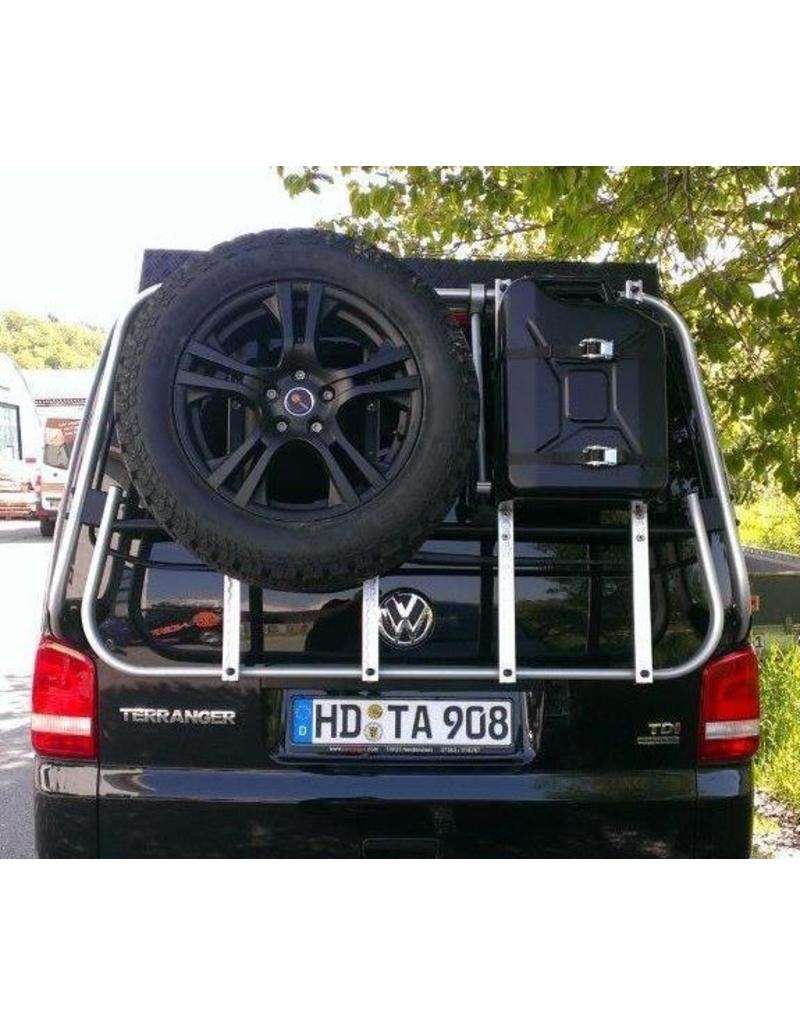 Canister holding module  for our modular back carrier for VW T5/T6 and MB Vito/Viano/V-class