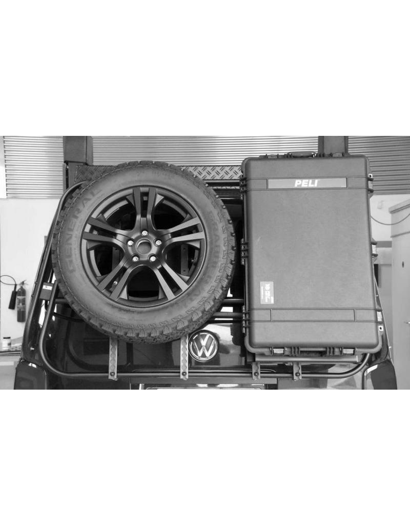 TERRANGER Peli-Box holding module for our modular back carrier for VW T5/T6 and MB Vito/Viano/V-class and others