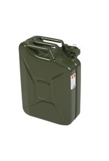 Bidon, 20 litres, en tôle d'acier, olive