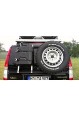 Rear carrier "modular" for carrying spare wheel, canister, etc. Mercedes VITO/VIANO 639