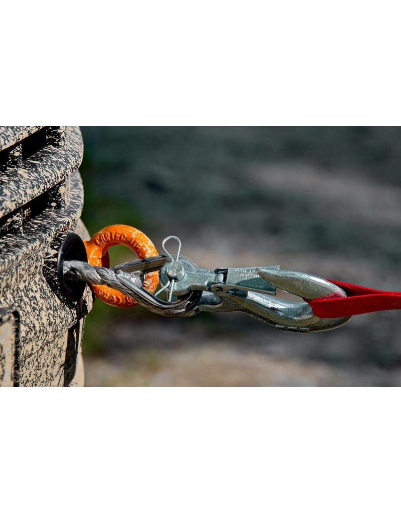 Winch (central winch) for VW T5-T6.1, for front and rear use, incl. WARN ZEON 8 (3500 kg) from Terranger