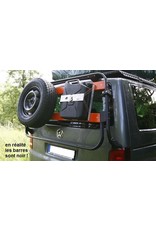 GTV-GMB Erweiterungssatz "Classic" für Fahradträger VW T5/T6 logo - zur Aufrüstungs zum universellen Heckträger " für Fahrräder, Ersatzrad, Kanister, usw. (schwarz)